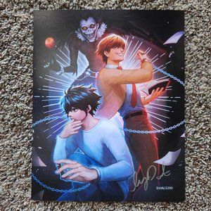 Death Note 8" x 10" Art Print - Limited out of /2200 - Bam Box Exclusive